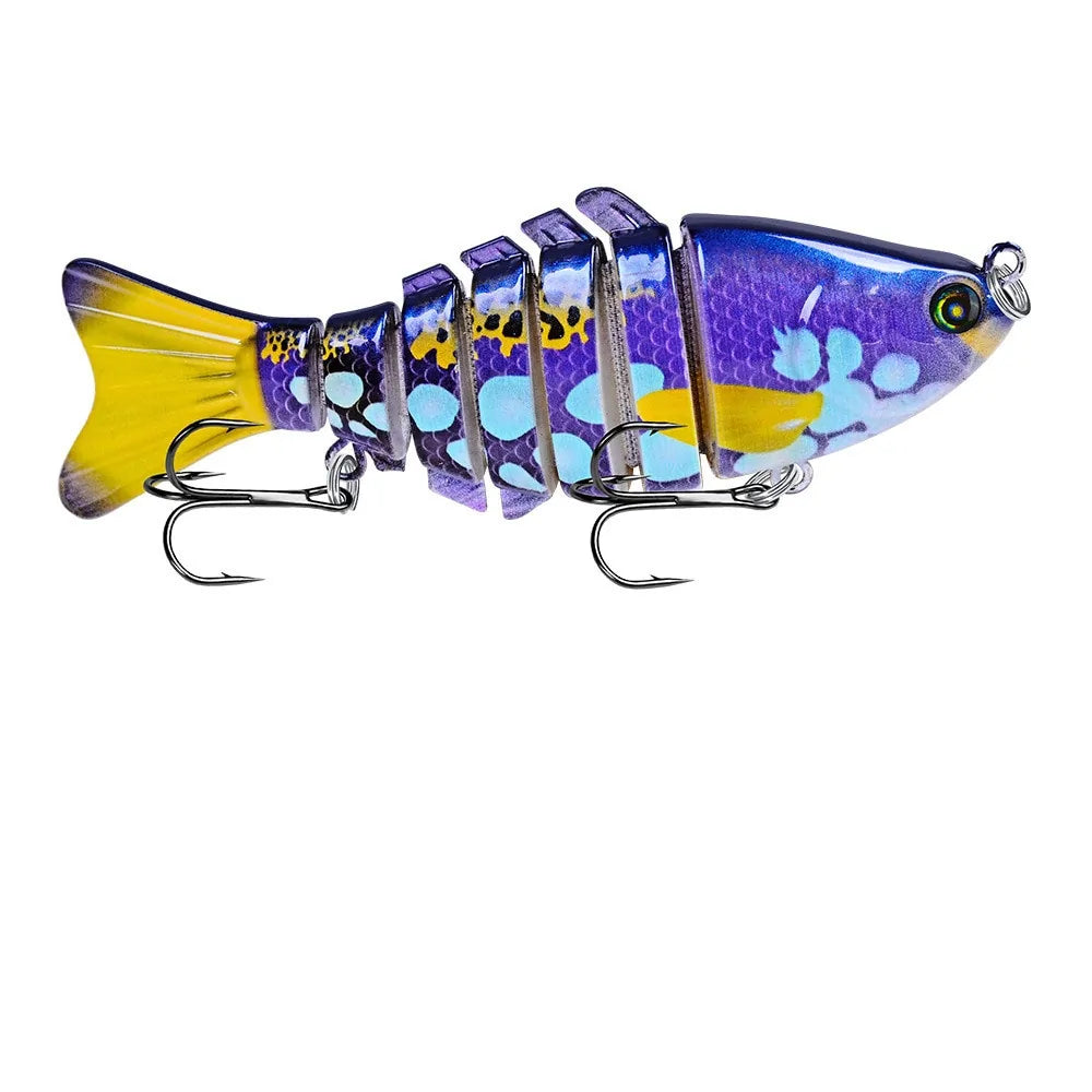 Artificial Minnow Multi-section Wobbler Fishing Lure