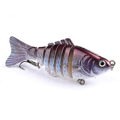 Artificial Minnow Multi-section Wobbler Fishing Lure