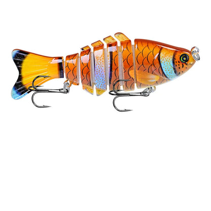 Artificial Minnow Multi-section Wobbler Fishing Lure