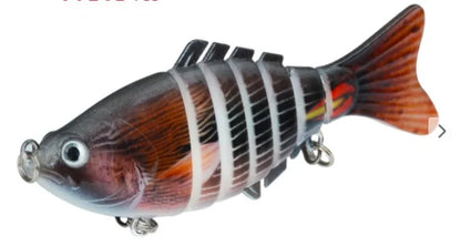 Artificial Minnow Multi-section Wobbler Fishing Lure