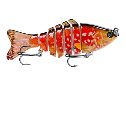 Artificial Minnow Multi-section Wobbler Fishing Lure