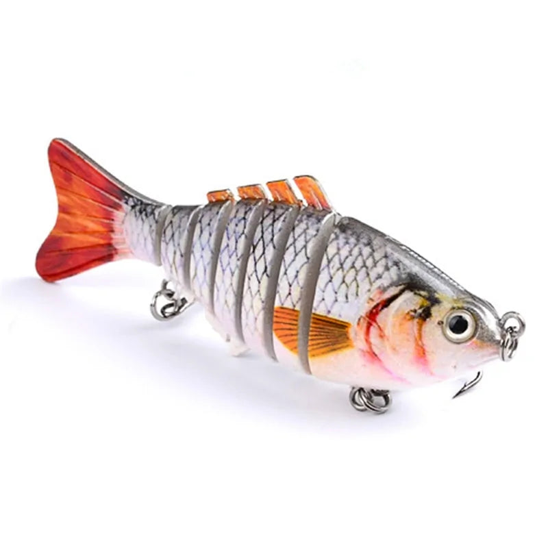 Artificial Minnow Multi-section Wobbler Fishing Lure