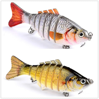 Artificial Minnow Multi-section Wobbler Fishing Lure