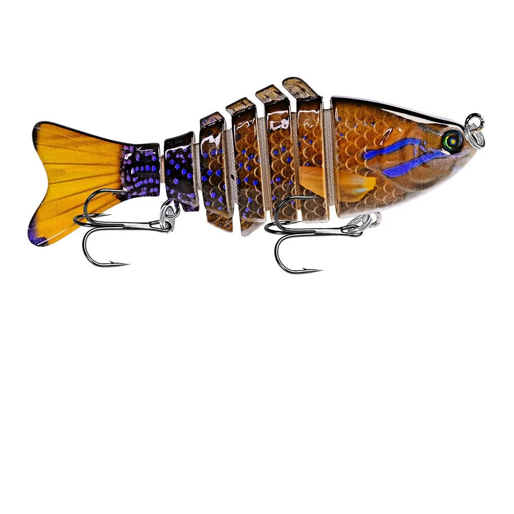 Artificial Minnow Multi-section Wobbler Fishing Lure