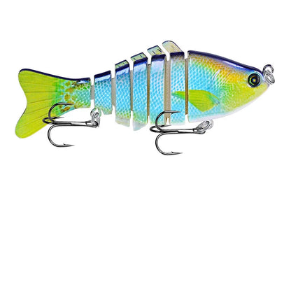 Artificial Minnow Multi-section Wobbler Fishing Lure