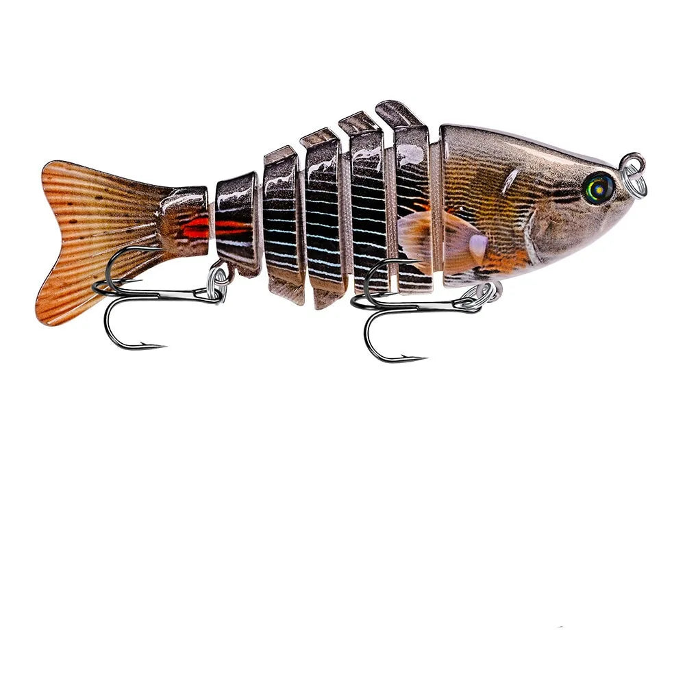 Artificial Minnow Multi-section Wobbler Fishing Lure